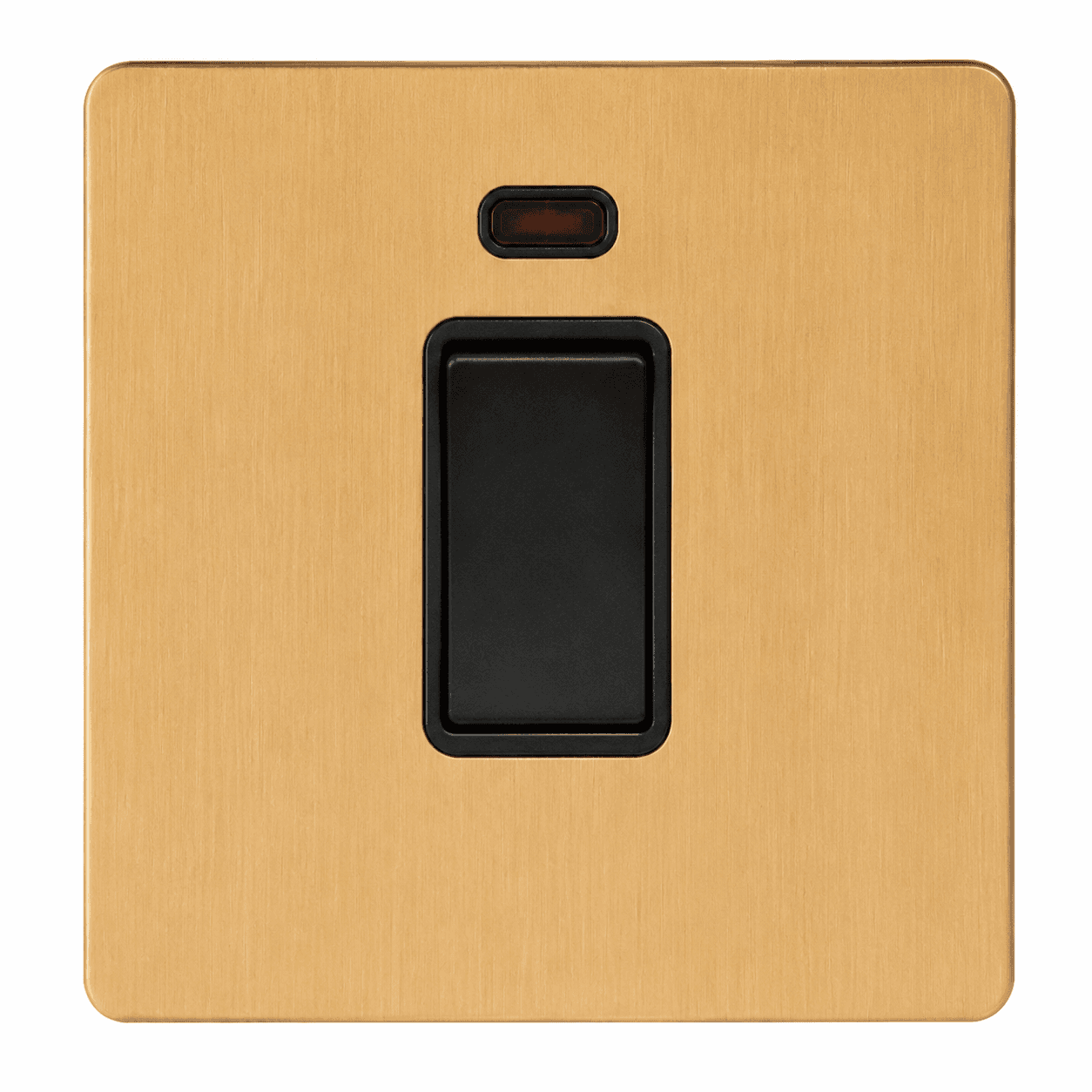 Brushed Gold Stainless Steel High-Current Wall Switch