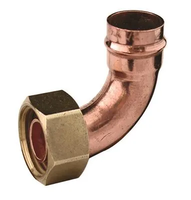 Solder Ring Bent Tap Connector Copper 90 Degree Plumbing Fitting