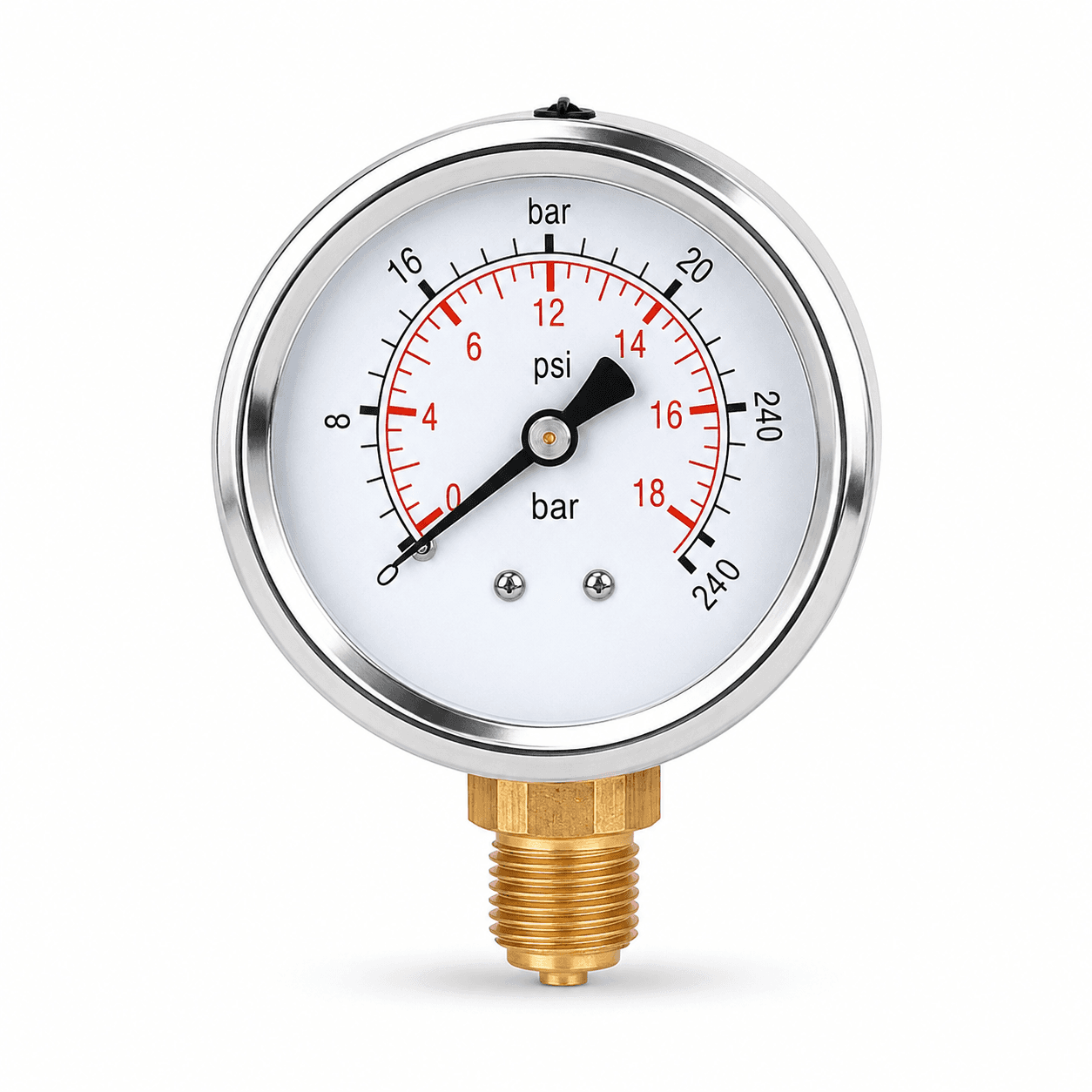 Underfloor Heating Mixer Temperature Pressure/Temperature Gauge