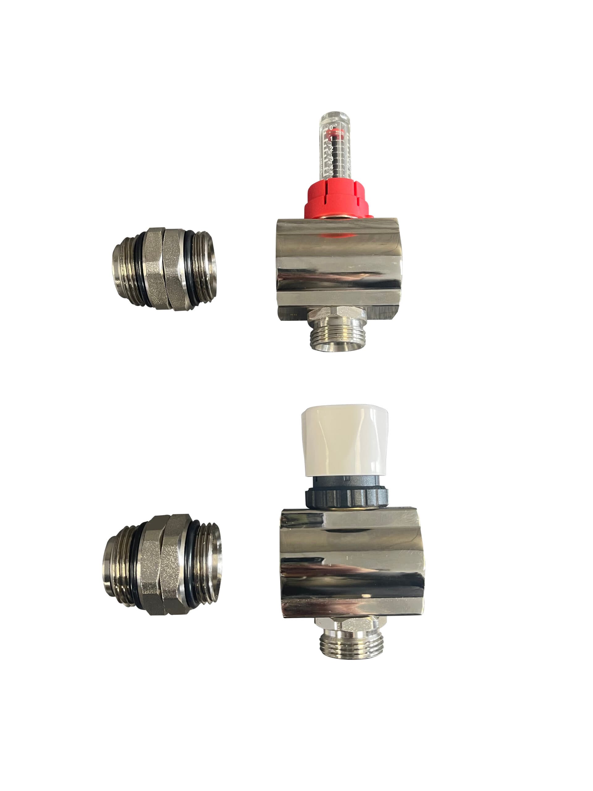Brass Underfloor Heating Manifold Single Port Extension Set