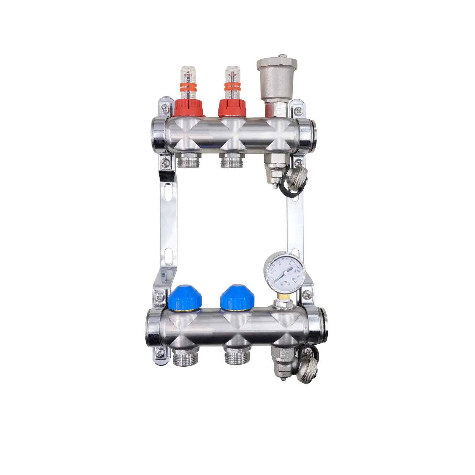 Auto-Balancing Stainless Steel Underfloor Heating Manifold