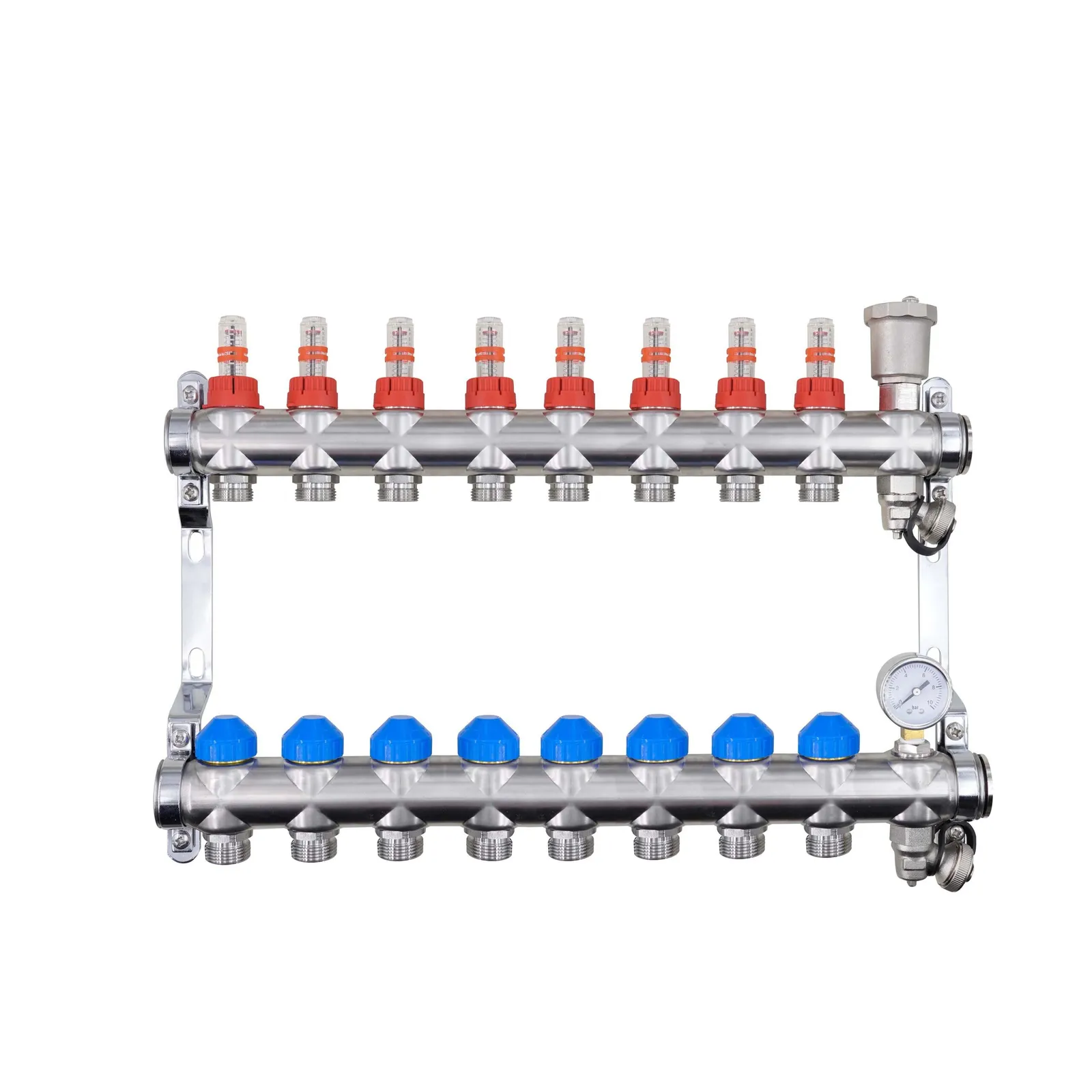 Auto-Balancing Stainless Steel Underfloor Heating Manifold