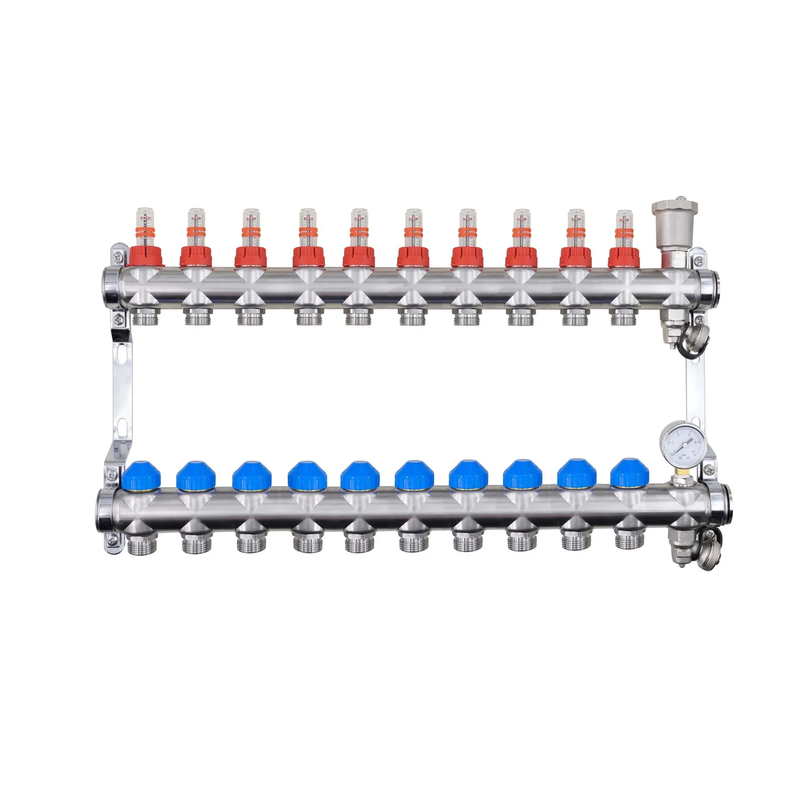 Auto-Balancing Stainless Steel Underfloor Heating Manifold
