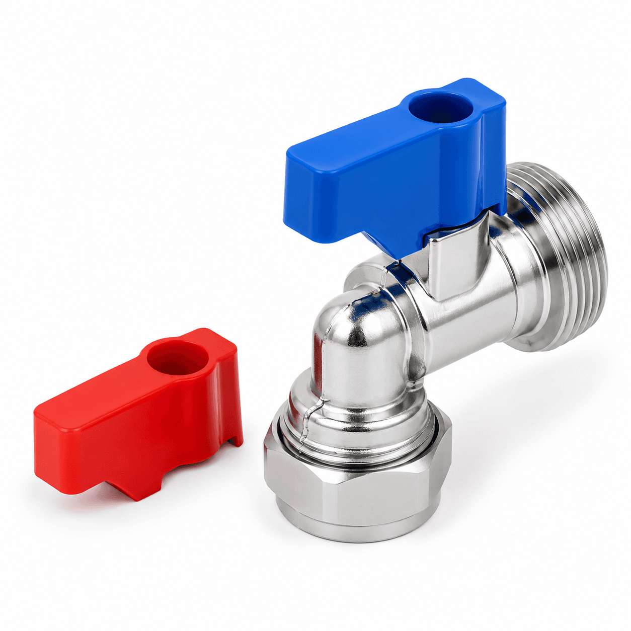 Angle Washing Machine Valve - 15mm x 3/4"
