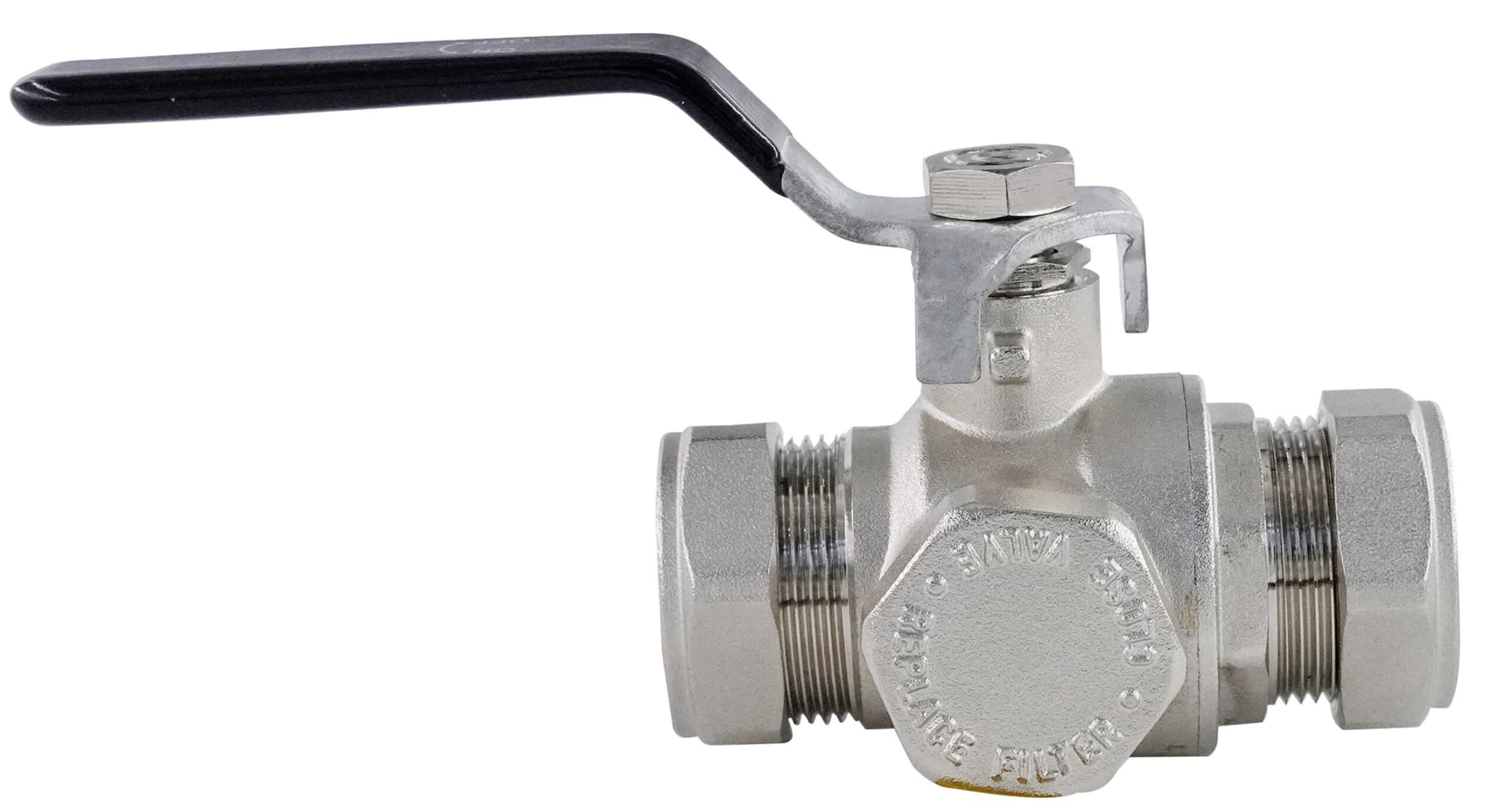 Ball Valve with 500 Micron Filter - 28mm