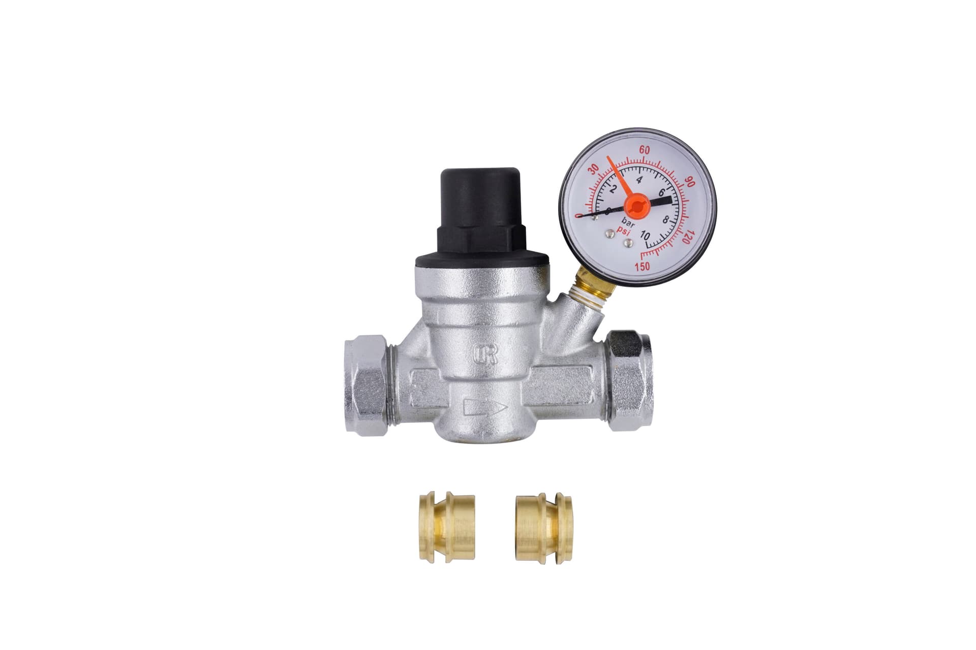 Pressure Reducing Valve with Compression - 15mm & 22mm - 1-6 Bar