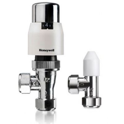 Honeywell Valencia Classic TRV Lockshield Drain Off 15mm Straight VTL200